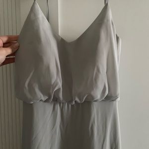 Gwennie birdy grey bridesmaid dress